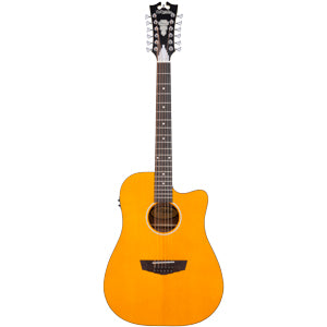 D'ANGELICO Premier Bowery 12 LS Satin Vintage Nat