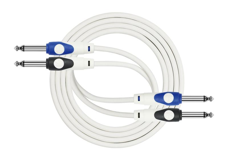 Kirlin LGA406-1WH patchkabel met 2 aansluitingen, 1 meter, wit