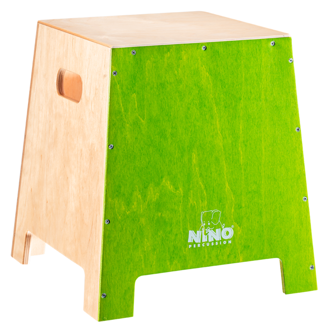 Nino NINO990GR Stapelbare berkenhouten cajon, klein formaat