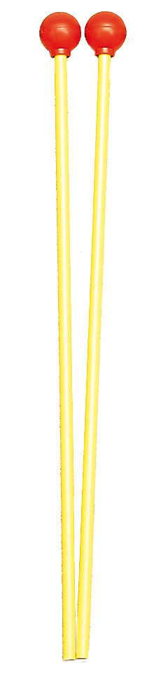 Paire de mailloches carillon, boules caoutchouc