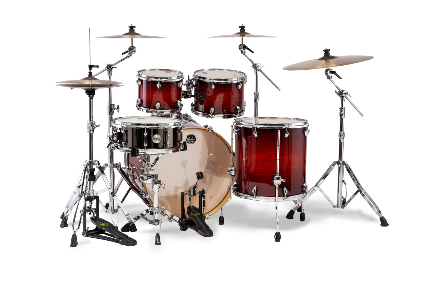 Batterie Mapex Armory Stage 22, 5 fƻts, bouleau et Ʃrable, sans accessoires, Onyx Burst