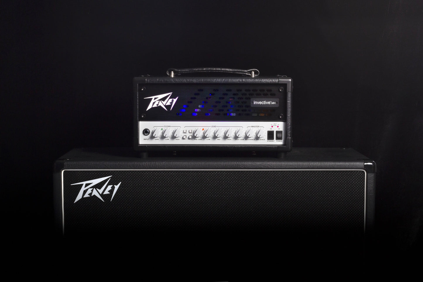 Tête amplifiée à lampes compact 20W, 2 canaux, EQ 3 bandes, sortie DI, finition noir