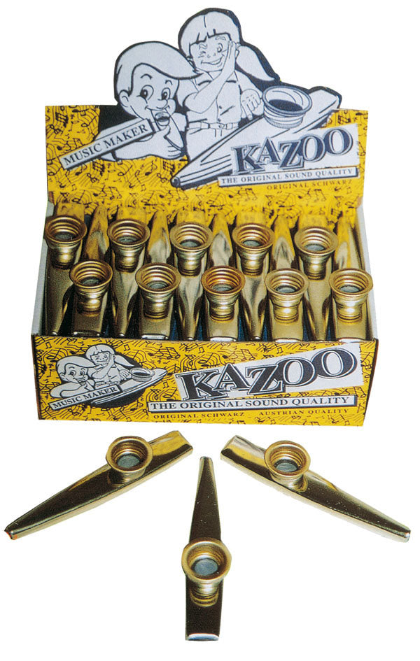 Boite de 22 kazoos en mƩtal