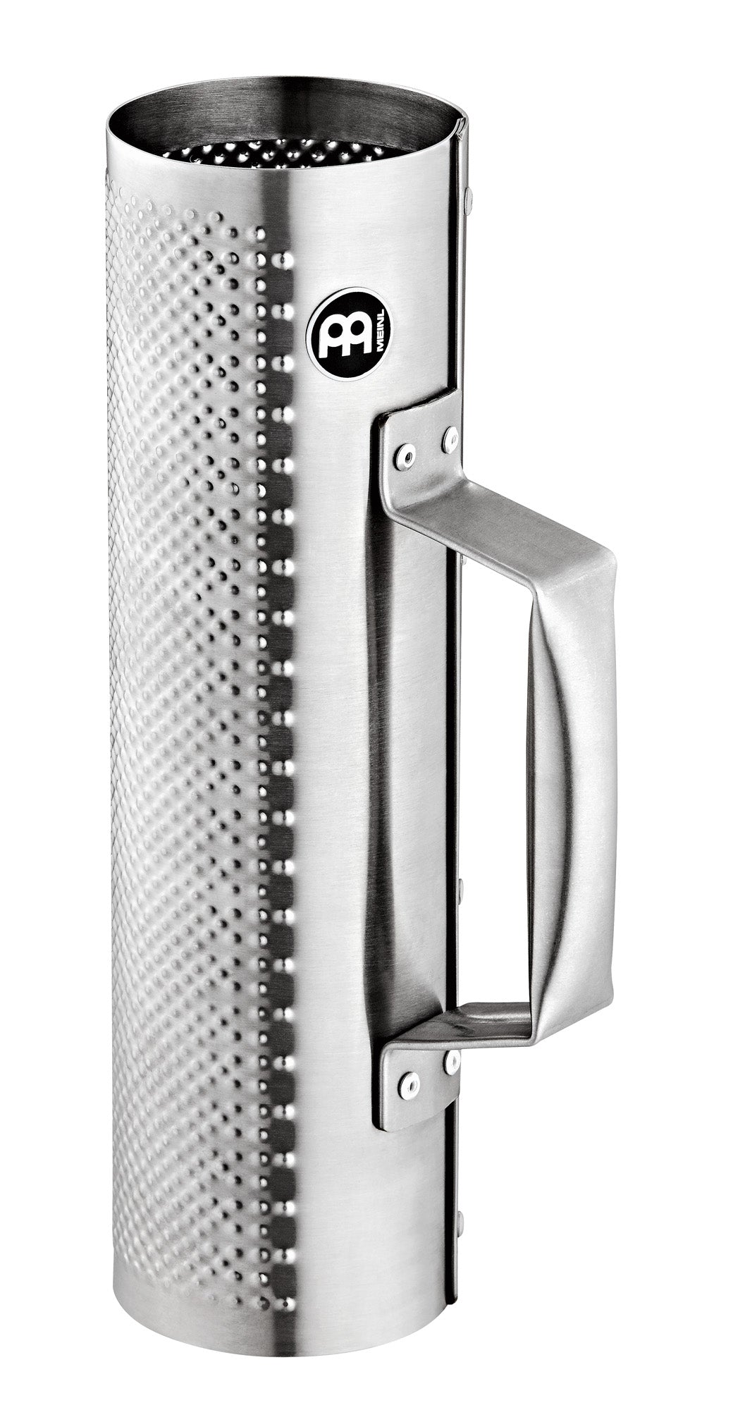 MERENGUE GUIRO MEINL AVEC GRATTOIR, PETIT MODĆLE, GRATTOIR EN ABS, ACIER BROSSE