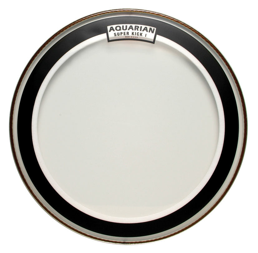 Peau Super-Kick I 22", 1 pli médium (0.25mm), atténuateur flottant, sablée