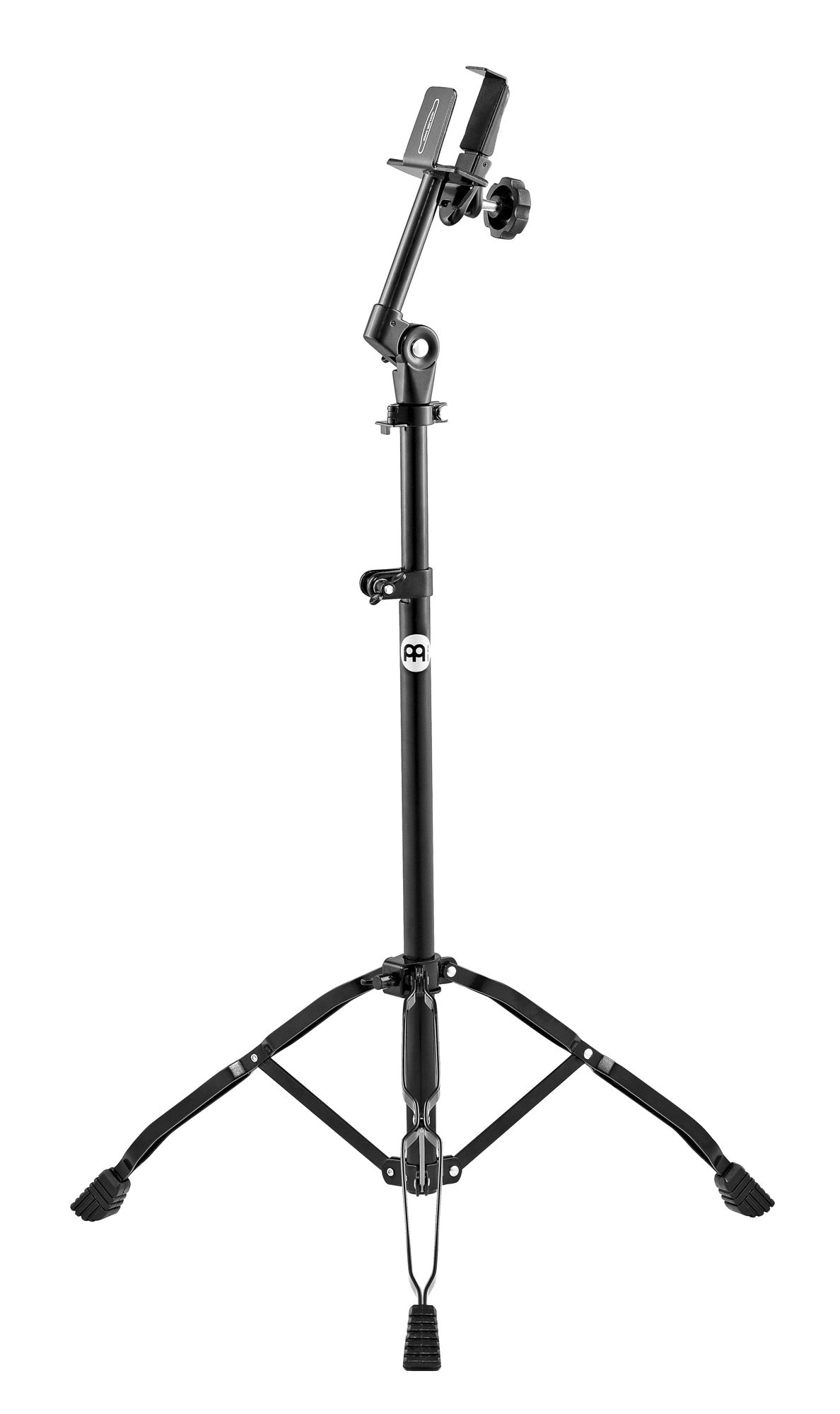 Support Headliner pour tous bongos, trƩpied double embase, hauteur/inclinaison ajustables (88-127cm), bague mƩmoire, noir