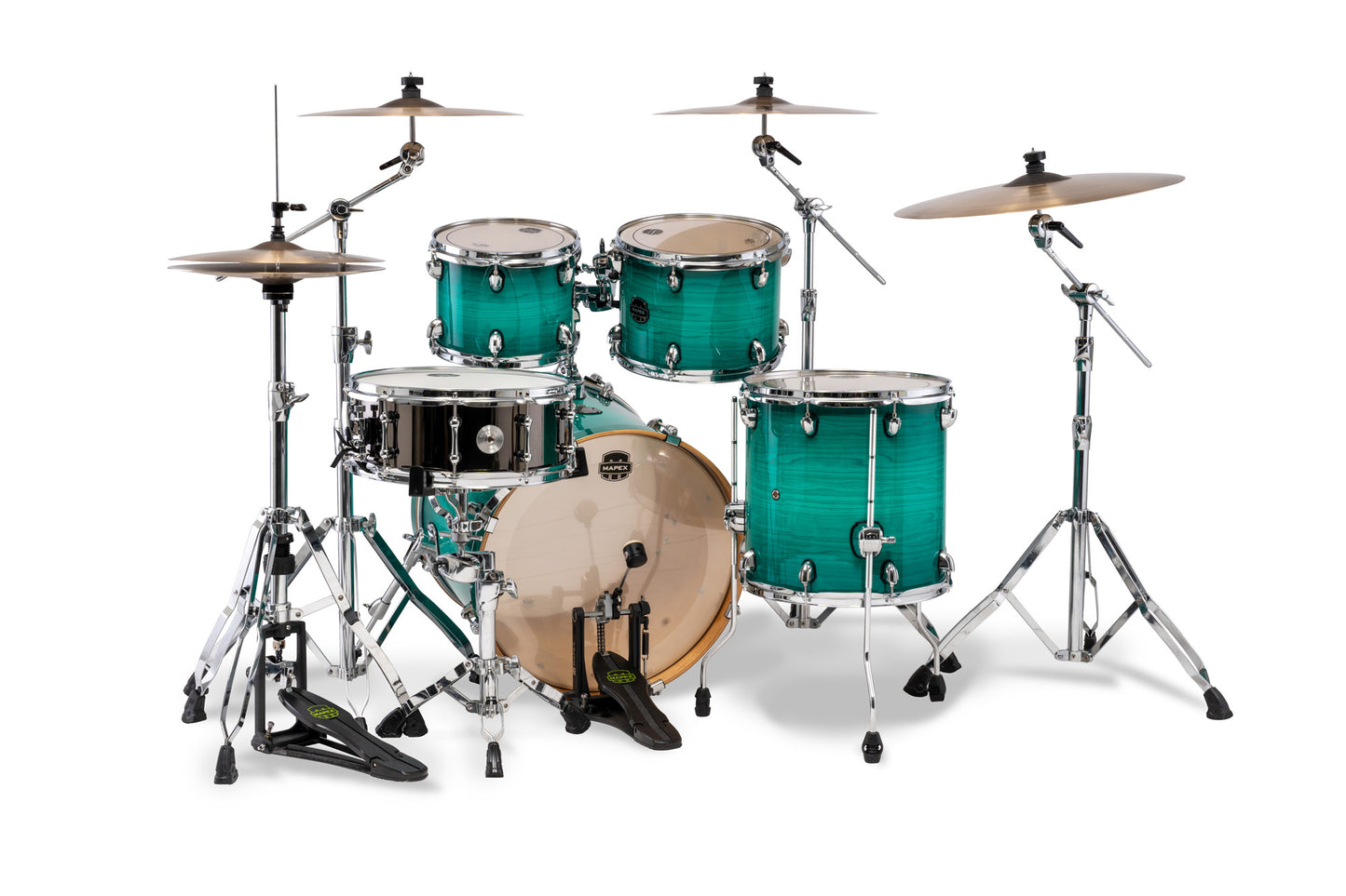 Batterie Mapex Armory fusion 5 fƻts, bouleau et Ʃrable, sans accessoires, Jade Stone