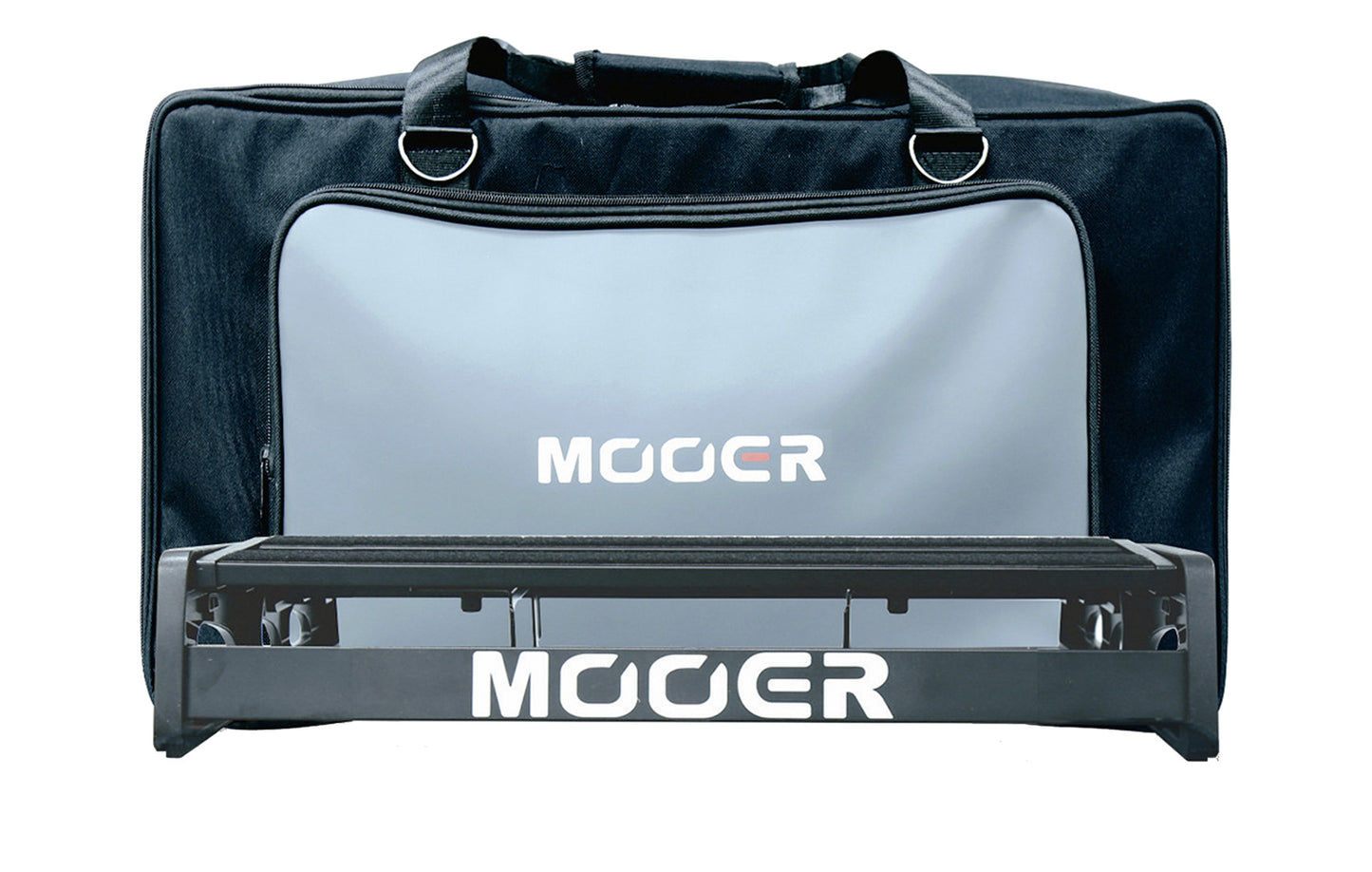 Pedalboard TF-16S, structure en aluminium à deux niveaux réglables, dimensions: 49 x 28.5 x 8.6 cm, noir