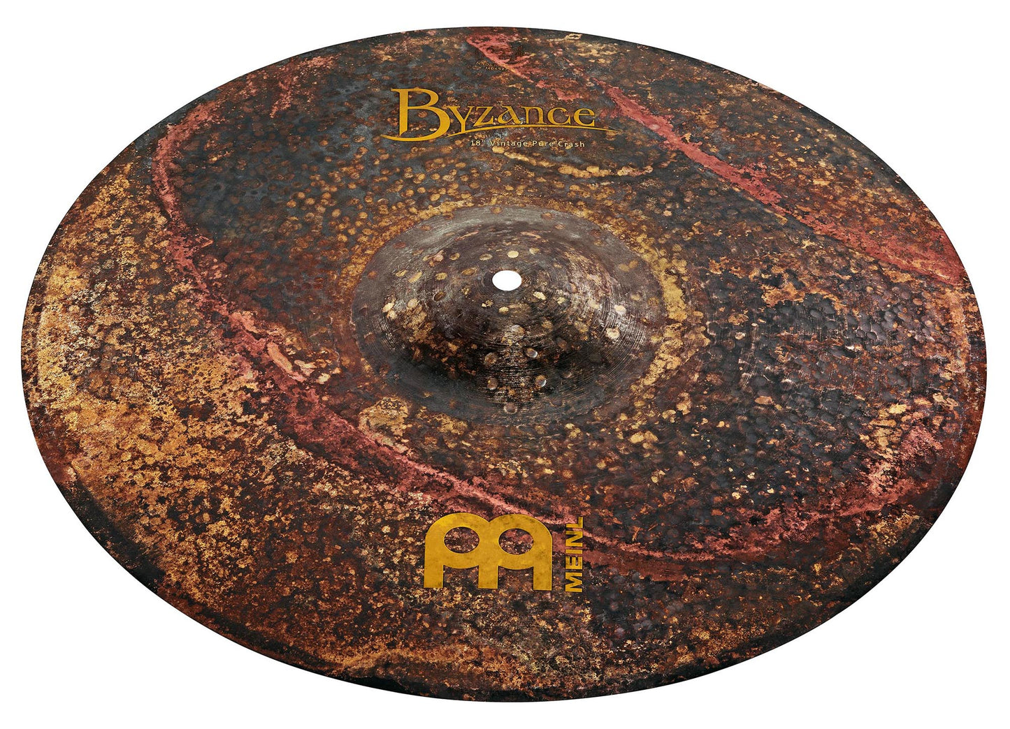Crash Vintage Pure 18", Alliage bronze B20, Martelée à la main, Finition dark/brute