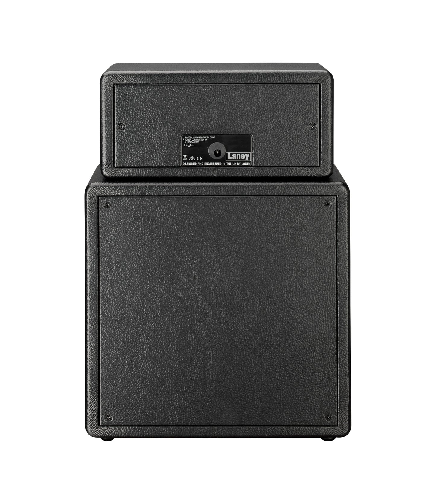 Ampli guitare MINISTACK-IRON stéréo 2x 3W, look Ironheart, 4 x HP 3", 2 canaux, connectique LSI, noir