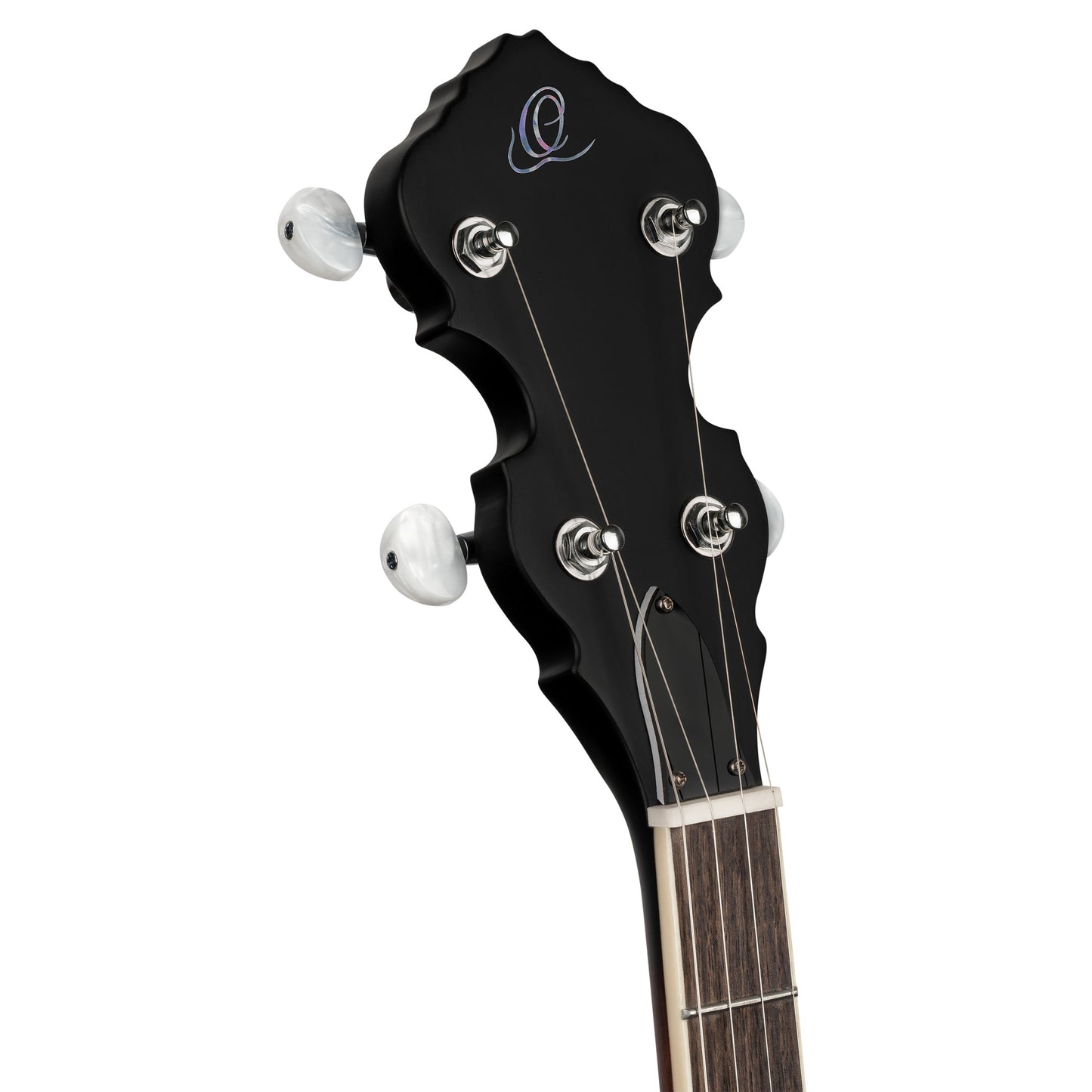 OBJ150, banjo 5 cordes, 18 tirants, fond & éclisses acajou, manche acajou, touche palissandre, whiskey burst satiné