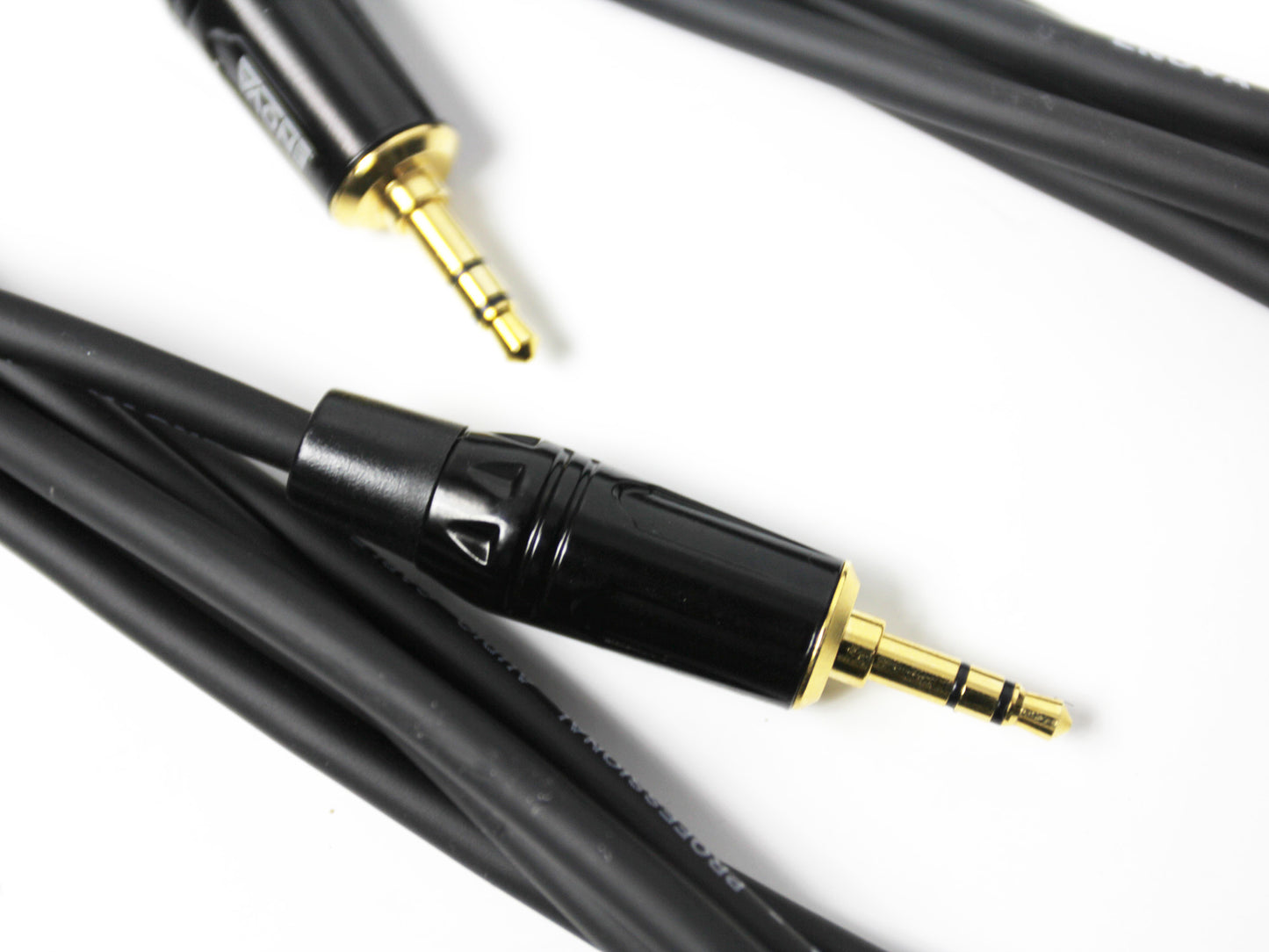 Câble patch Mini Jack stéréo/Mini Jack stéréo, 3 mètres, noir