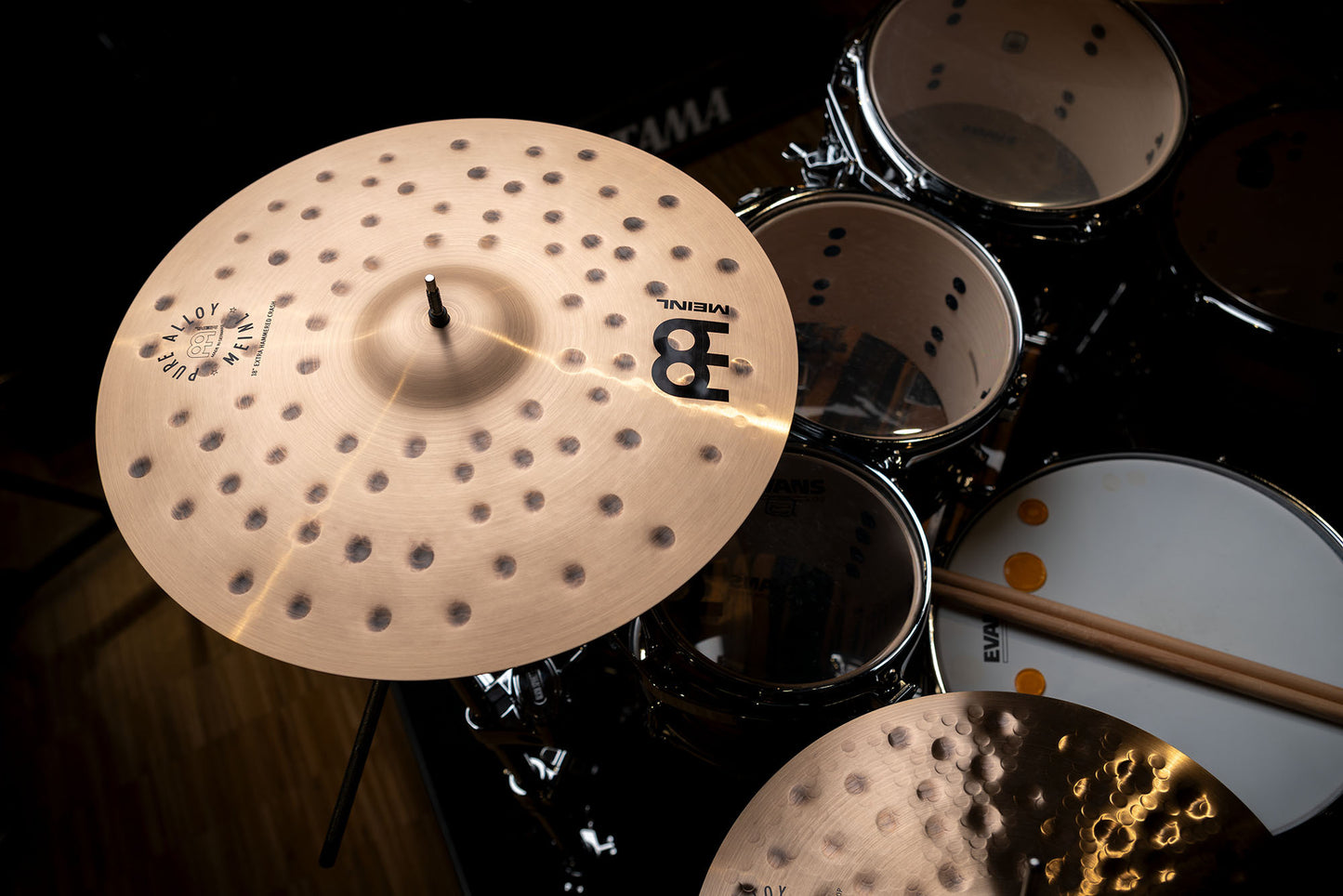 Crash 18" Extra Hammered Meinl Pure Alloy fini traditional martelé
