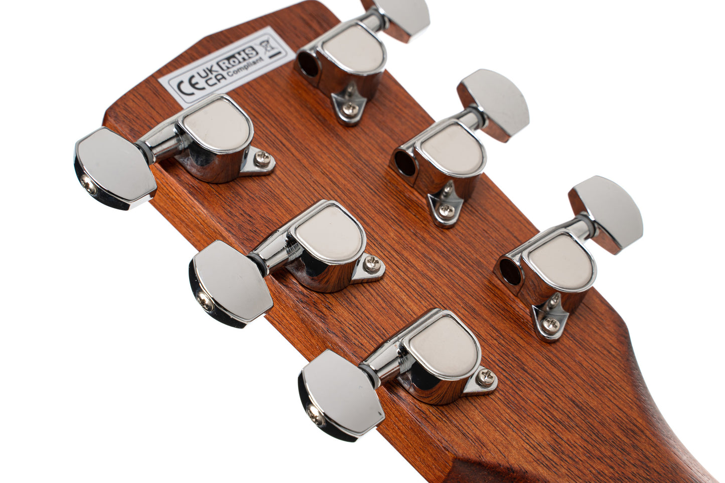 AD mini-M, dreadnought 3/4 (diapason 579 mm), table acajou, fond & éclisses acajou, rosace blanche nacrée, avec housse