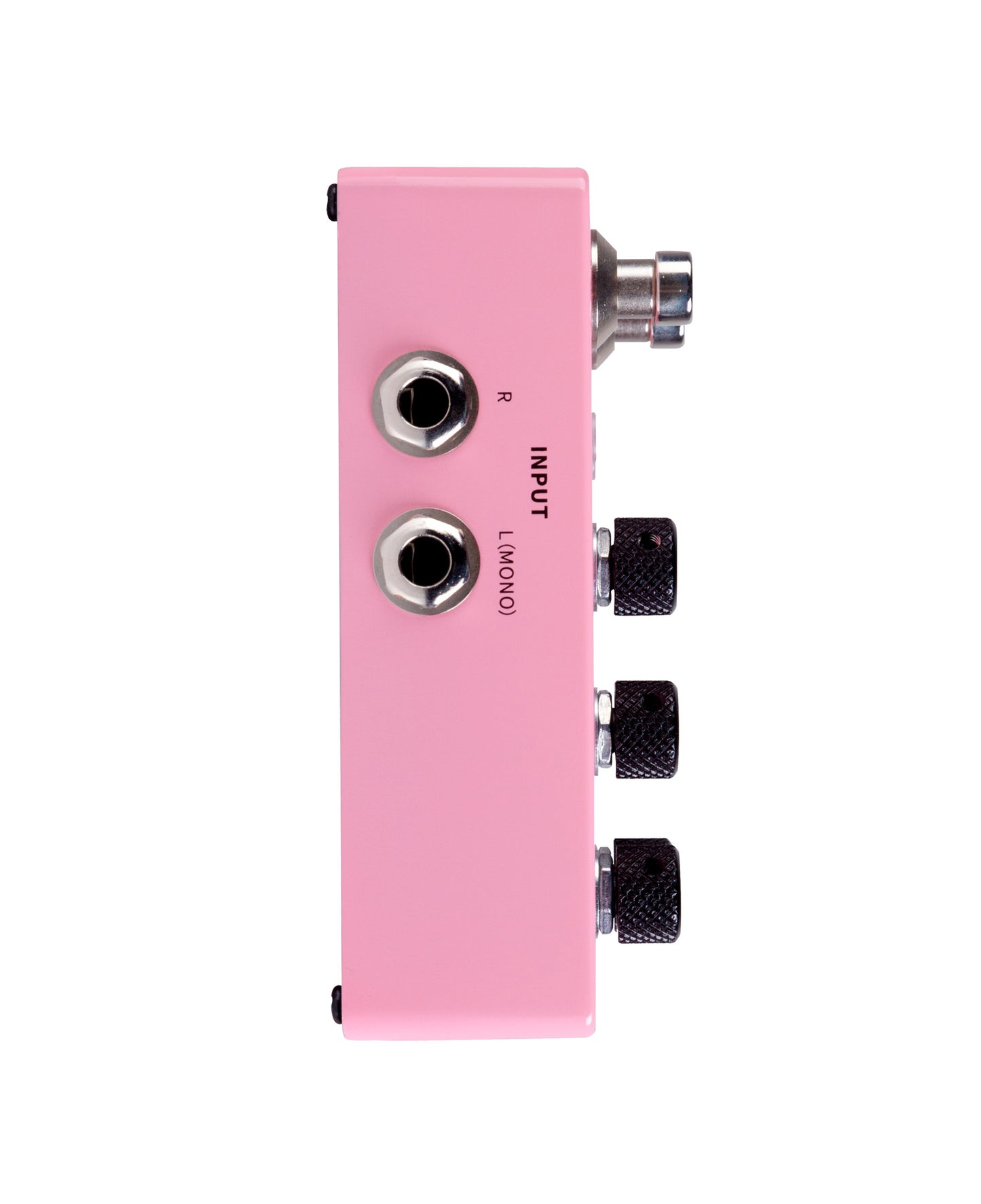 Pédale D7 DELAY X2, 14 types de délais personnalisables, 14 presets utilisateurs, boîtier métal, rose