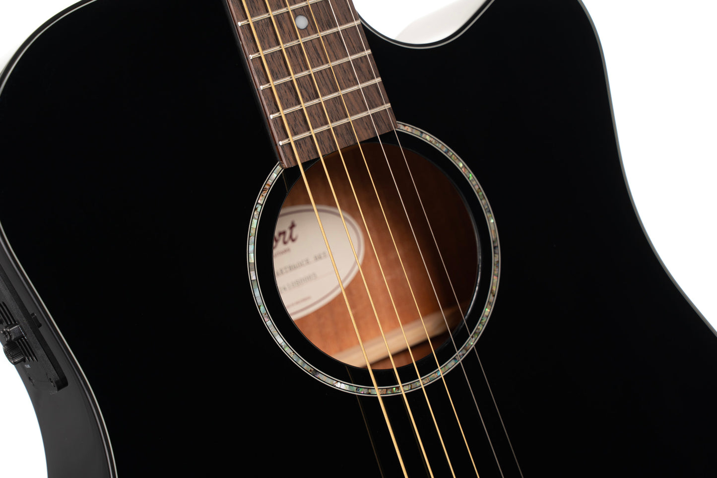 Earth 60 CE, pan coupƩ, table ƩpicƩa massif, fond & Ʃclisses acajou, touche laurier, EQ CE304T, noir brillant