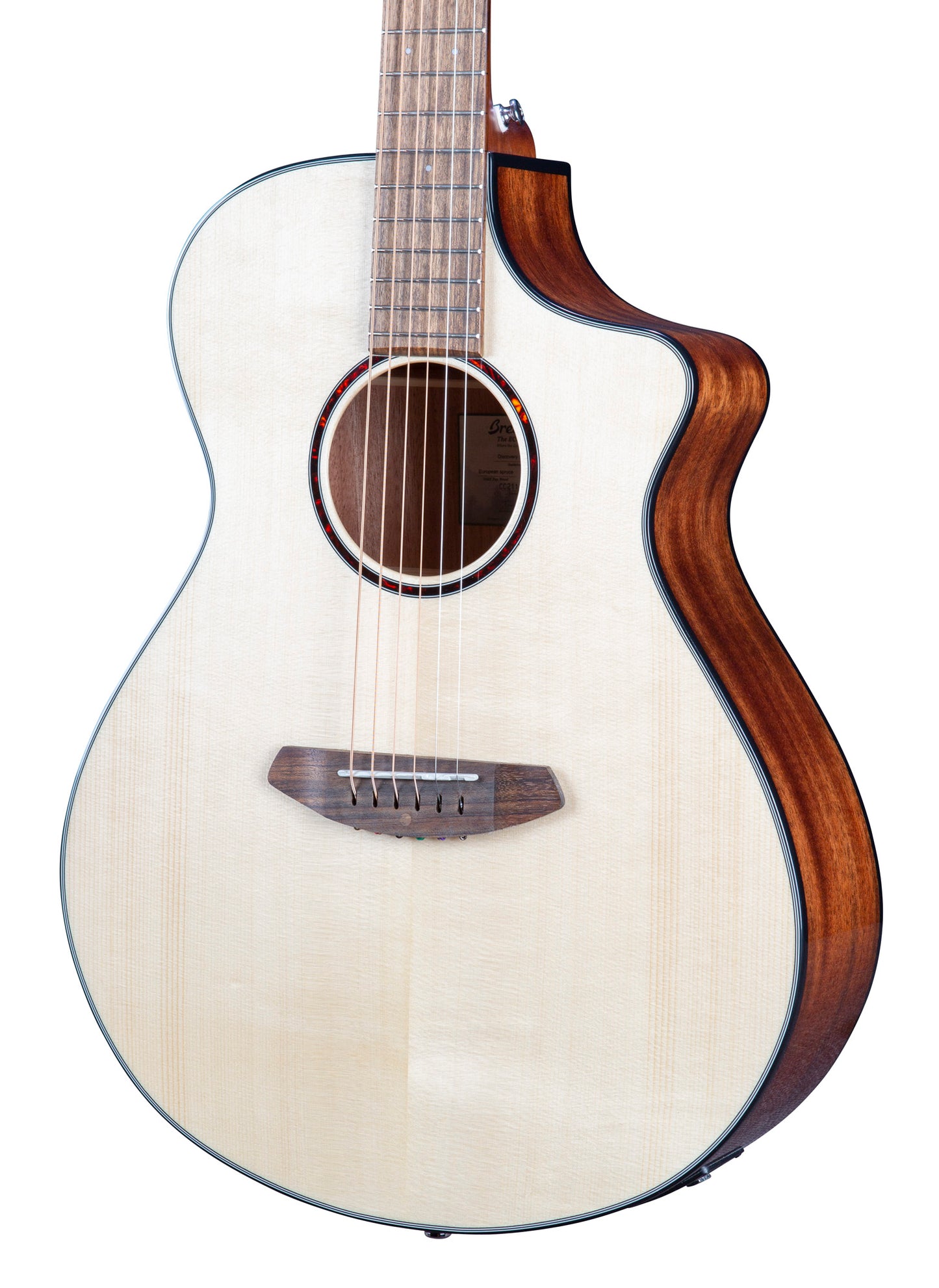 DISCOVERY S CONCERT CE, table ƩpicƩa europƩen massif, f/e acajou, EQ Fishman Presys I, naturel brillant