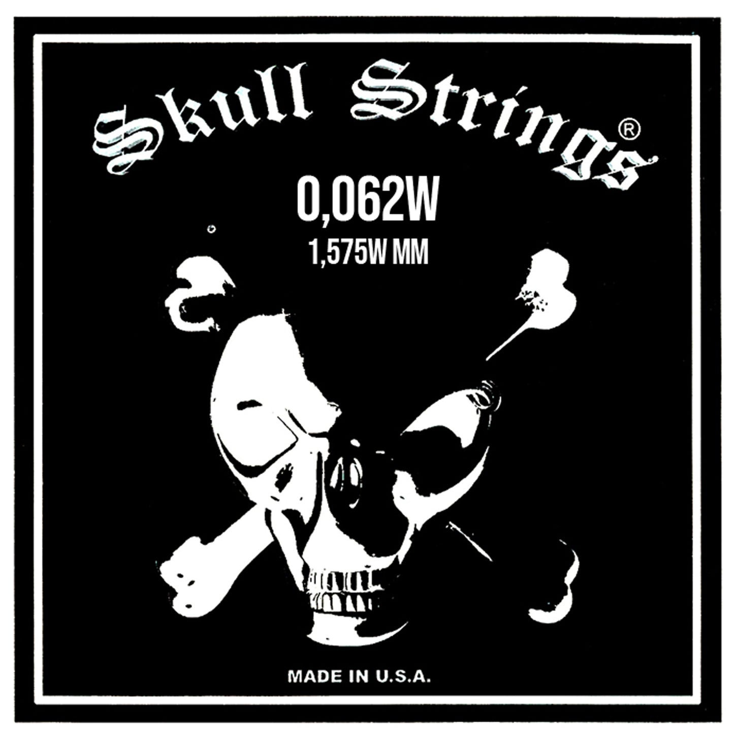 Corde guitare Ʃlectrique SKULL 062W