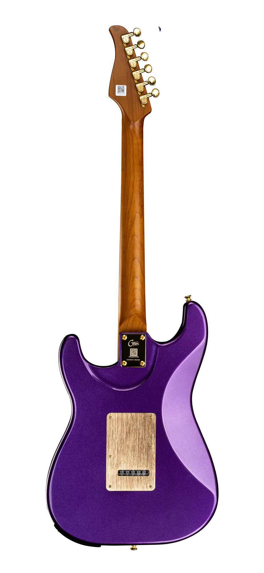 GTRS S900, corps tilleul, manche Ʃrable torrƩfiƩ, touche palissandre, micros et processeur GTRS, plum purple