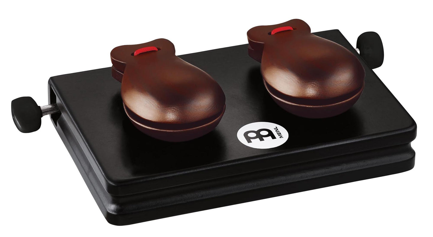 Castanet Machine, base en bois, castagnettes en palissandre rƩglable individuellement