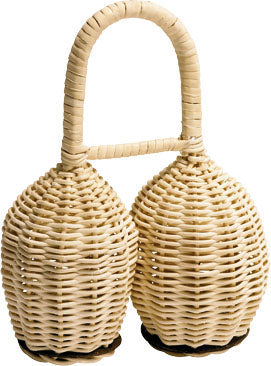 Double Shaker en osier