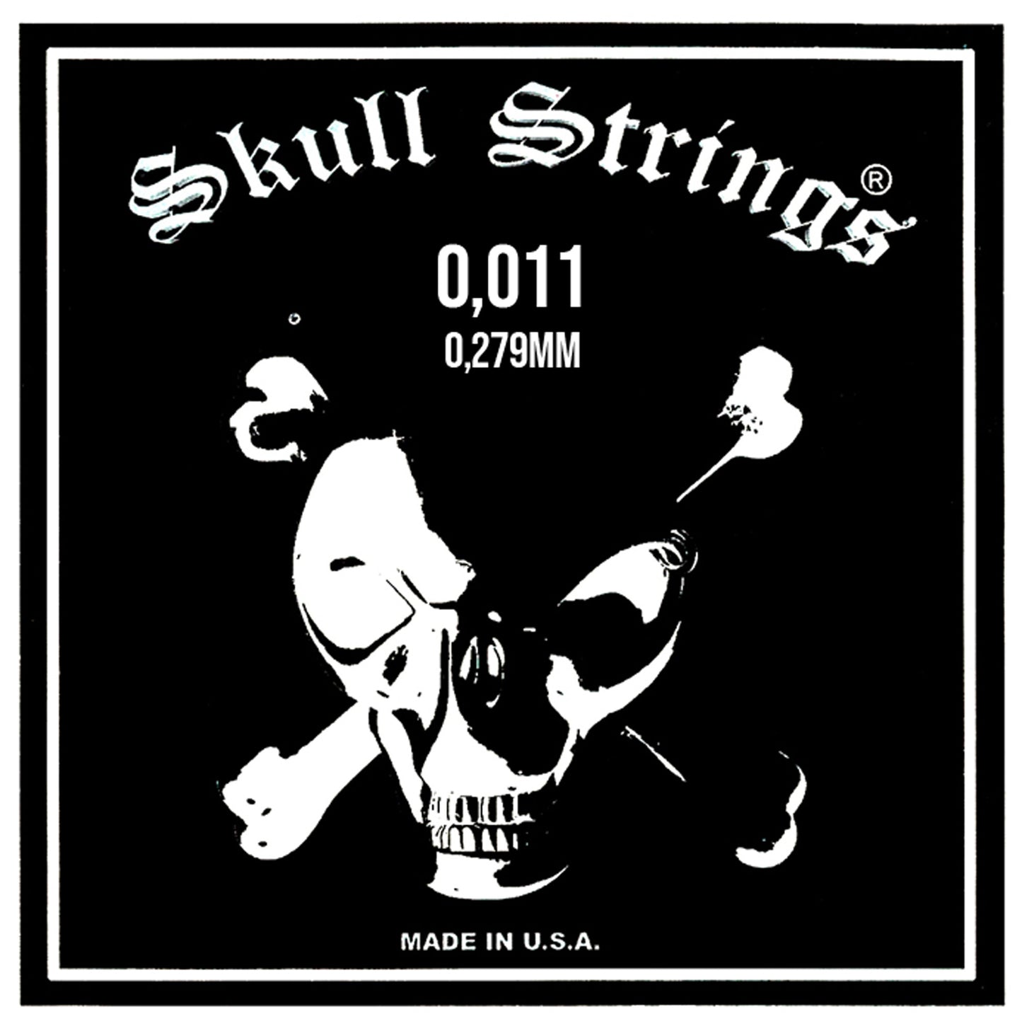 Corde guitare Ʃlectrique SKULL 011