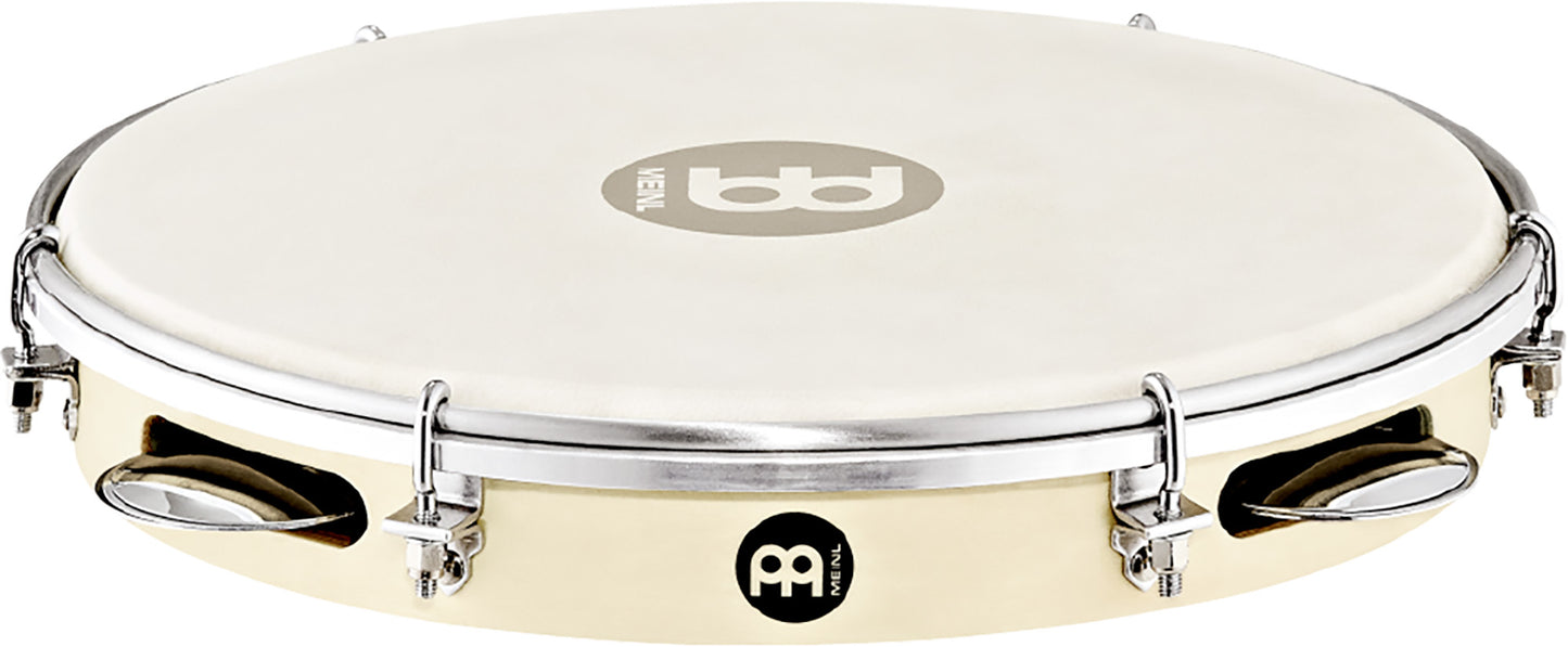 PANDEIROS MEINL 10" PEUPLIER, PEAU DE CHĆVRE SELECTIONNEE A LA MAIN REMPLAĆABLE, CYMBALETTES ACIER CHROMĆE, CLĆ DE RĆGLAGE