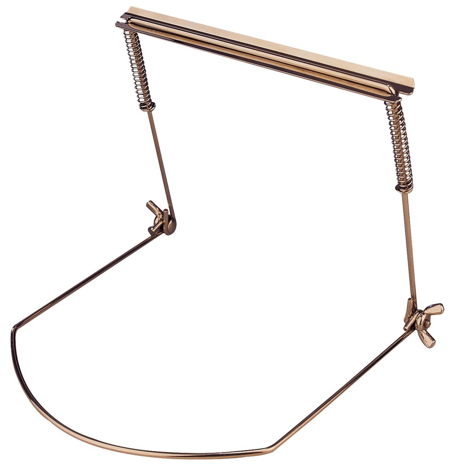 Support harmonica à ressorts, angle ajustable, nickelé