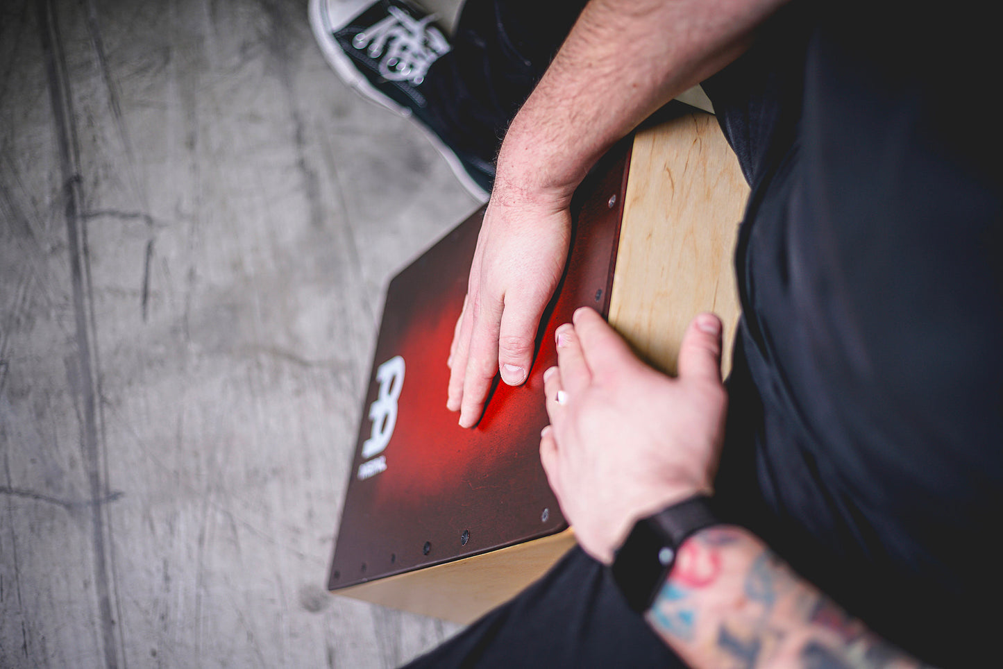 Cajon Snarecraft Meinl, corps et façade en bouleau baltique