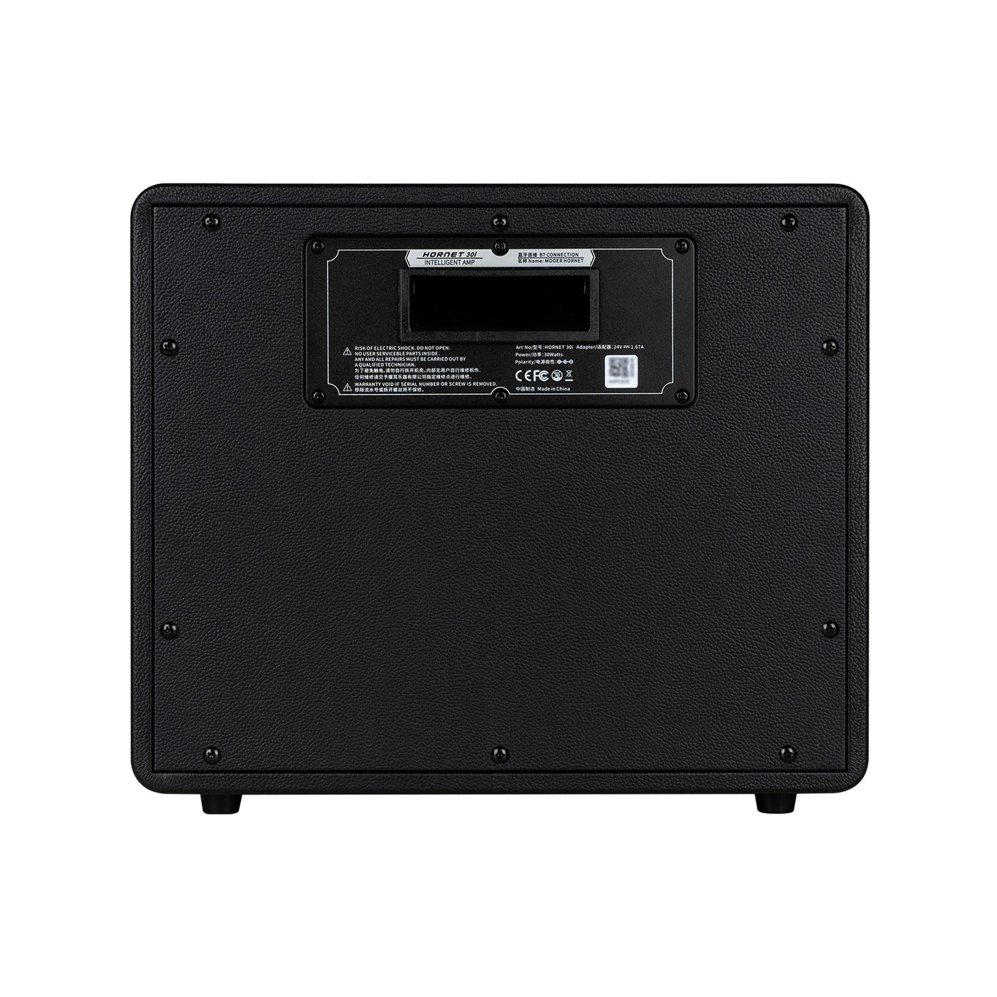 Ampli HORNET 30i, 30W, HP 8", 52 modƩlisations d'amplis, 49 effets, accordeur, looper, Bluetooth, USB-C, alimentation, noir