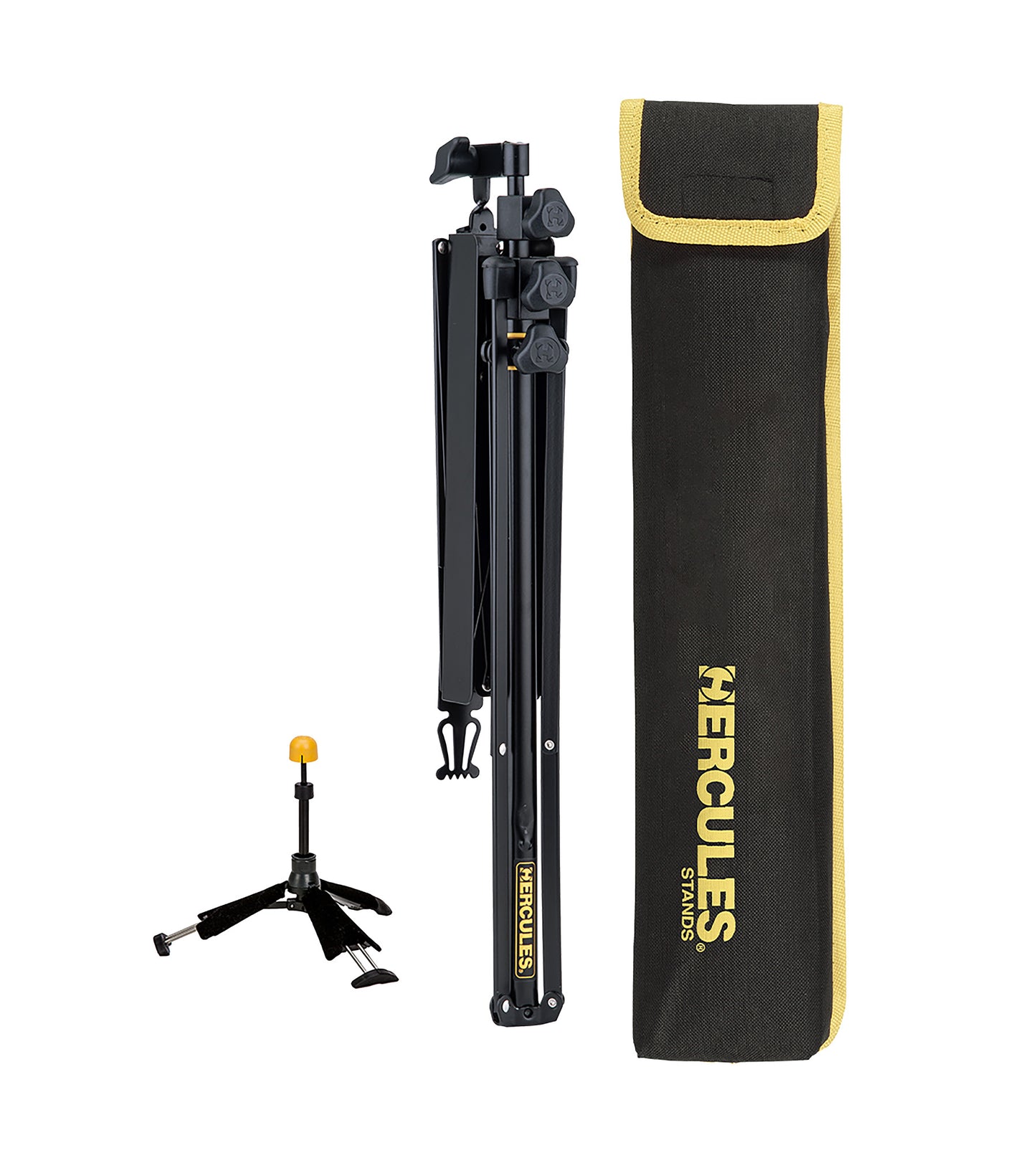 Support clarinette pliable ultra-compact, housse + pupitre BS030BB