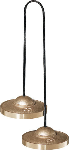 Paire de finger cymbales, bronze, diamètre 2"5/8