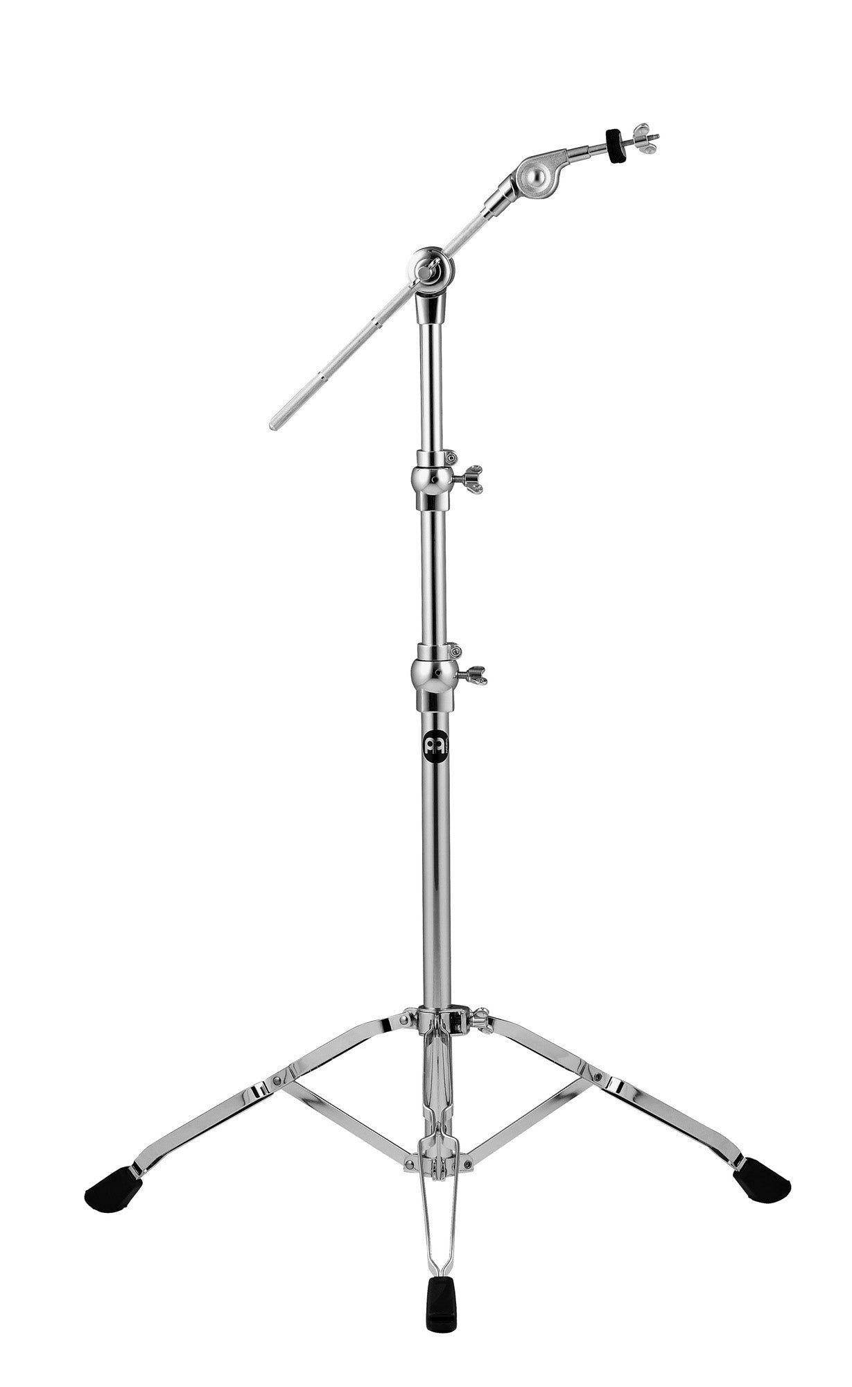 Support chimes (pas cymbales), inclinaison et hauteur ajustables (78 à 170cm), tige rétractable, double embase, acier chromé