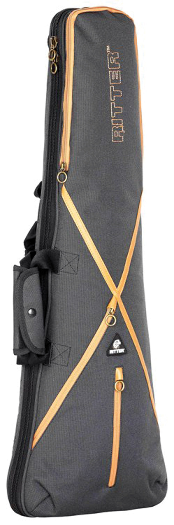 Housse SESSION 7 pour guitare électrique headless, gris foncé