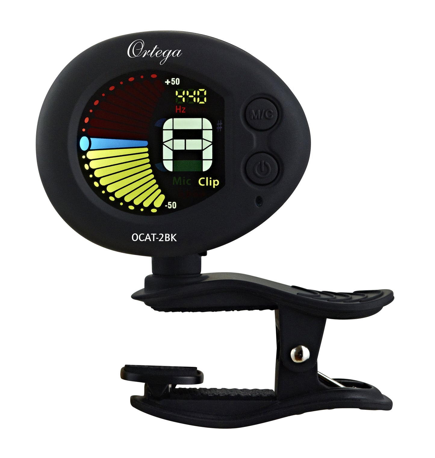 Accordeur/métronome visuel à pince, avec capteur et micro, chromatique, diapason réglable