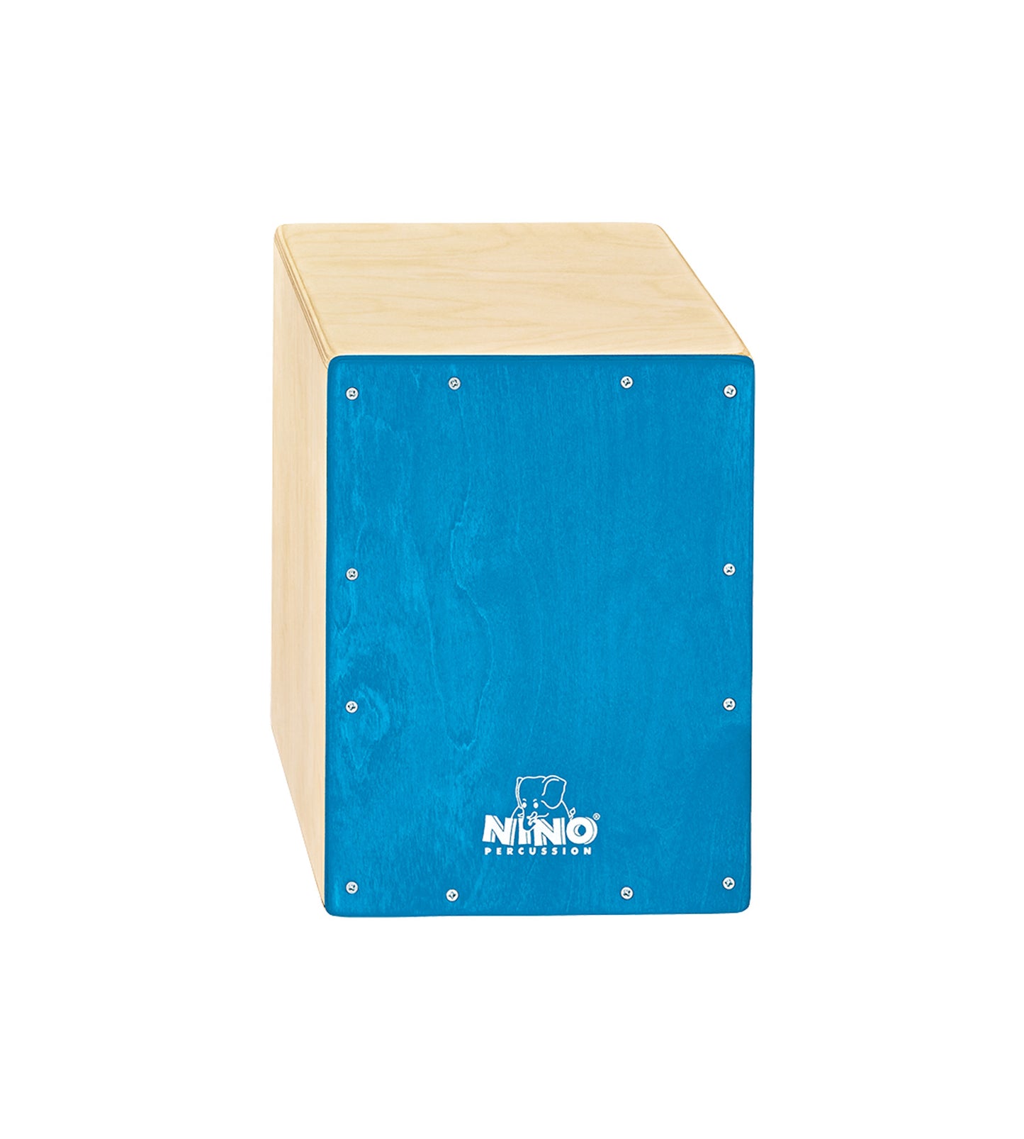 CAJON NINO 13", BOULEAU, FAĆADE BLEU, TIMBRE INTERNE
