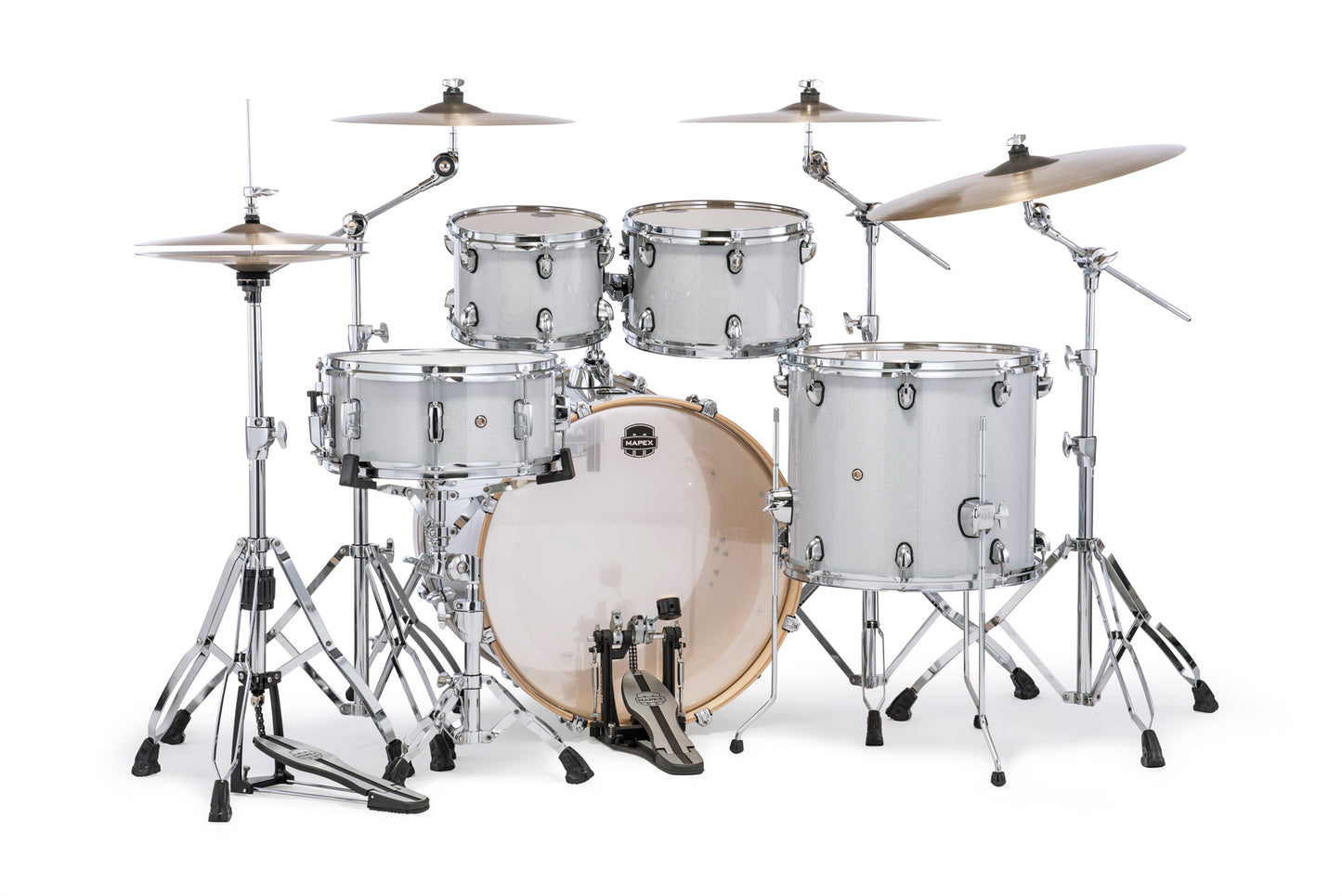 MAPEX MARS BIRCH 5 FUTS FUSION 20 DIAMOND SPARKLE
