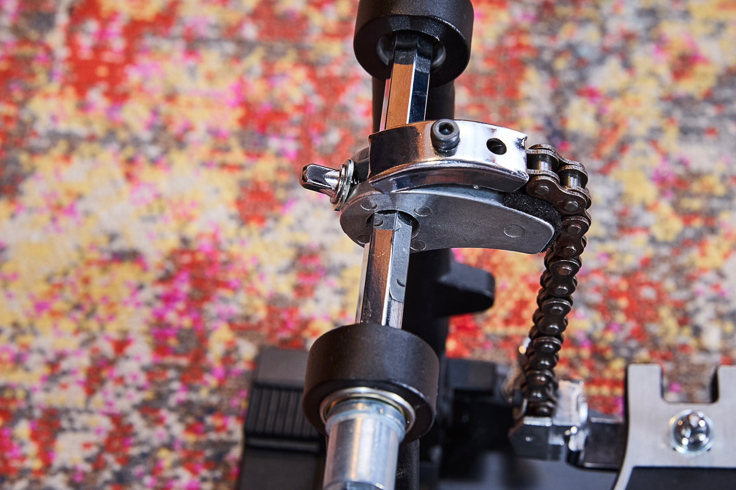 PƩdale Cajon Professionnelle repositionnable, batte en mousse, tension de ressort ajustable, noir