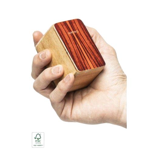 Nativo NATI-SHK-RD Mini cajon shaker, rood frontpaneel