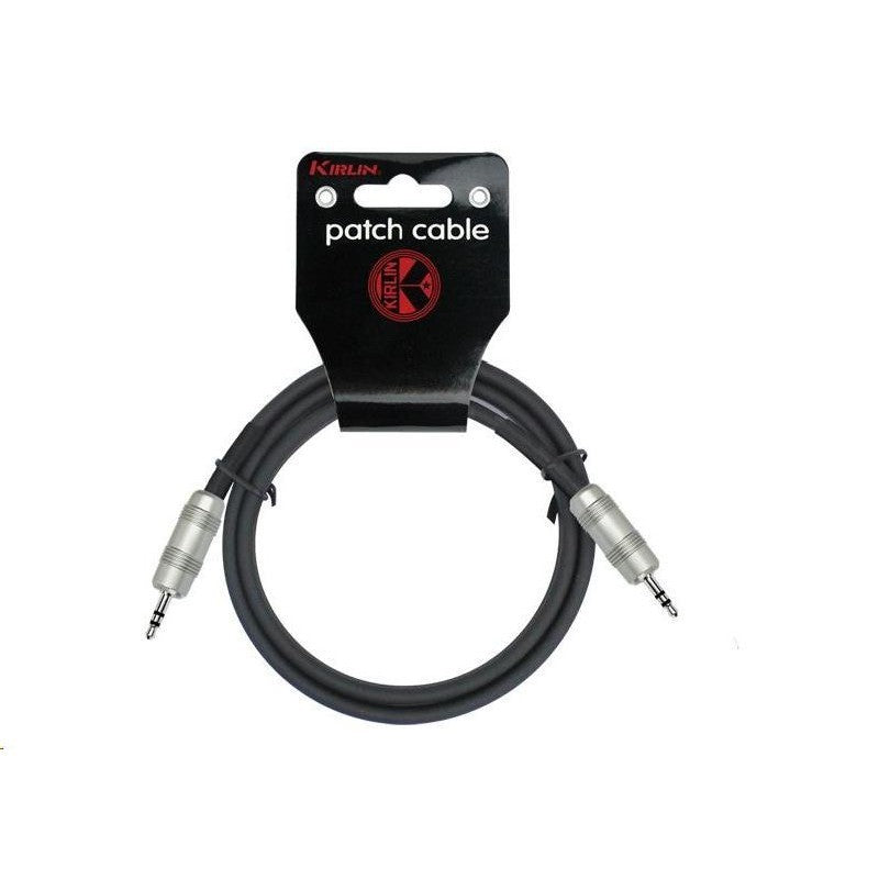 Kirlin AE668L-050BK patchkabel 0,5 m mini-jack-mini