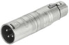 Kirlin K3215-K3216 XLR-connector (mannelijk) - XLR-connector (vrouwelijk)