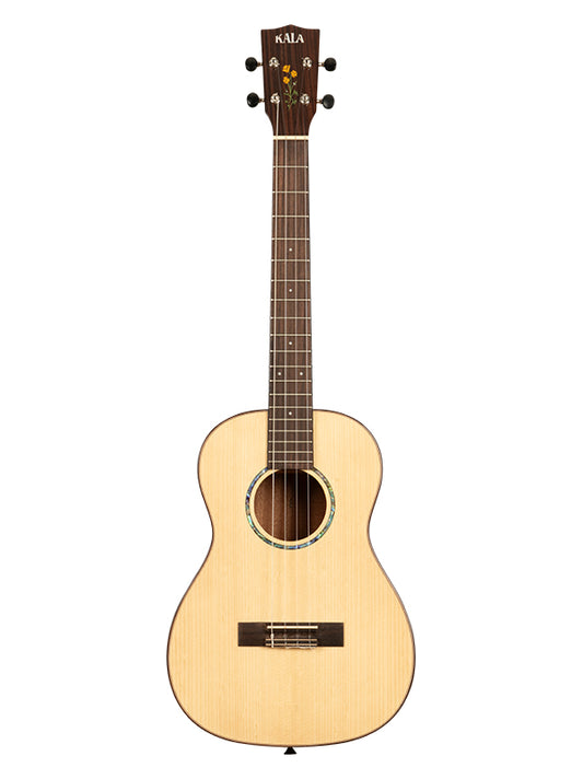 Kala 20th Anniversary Solid Spruce Top/Quilted Sapele, Bariton, livré avec housse