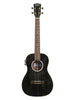 Kala Black Doghair Mahogany, elektrisch-akoestische bariton, geleverd met hoes, geleverd met hoes
