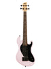 Kala Solid Body U-Bass, 4 cordes, livré avec housse - Light Pink