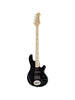 Lakland Skyline 44-02 Standard, 4-snarig – zwart, esdoorn toets
