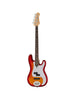 Lakland Skyline 44-64 Deluxe Flame PJ, 4-snarig - Honey Burst, palissander toets