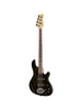 Lakland Skyline 44-OS, 4-snarig – Translucent Black, palissander toets