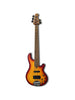 Lakland Skyline 55-02 Deluxe Quilt, 5-snarig – Cherry Sunburst Satin, esdoorn toets