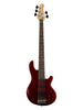 Lakland Skyline 55-02 Standard, 5-snarig – Candy Apple Red, palissander toets