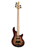 Lakland Skyline 55-02 Deluxe Spalt, 5-snarig – Violet Burst, esdoorn toets